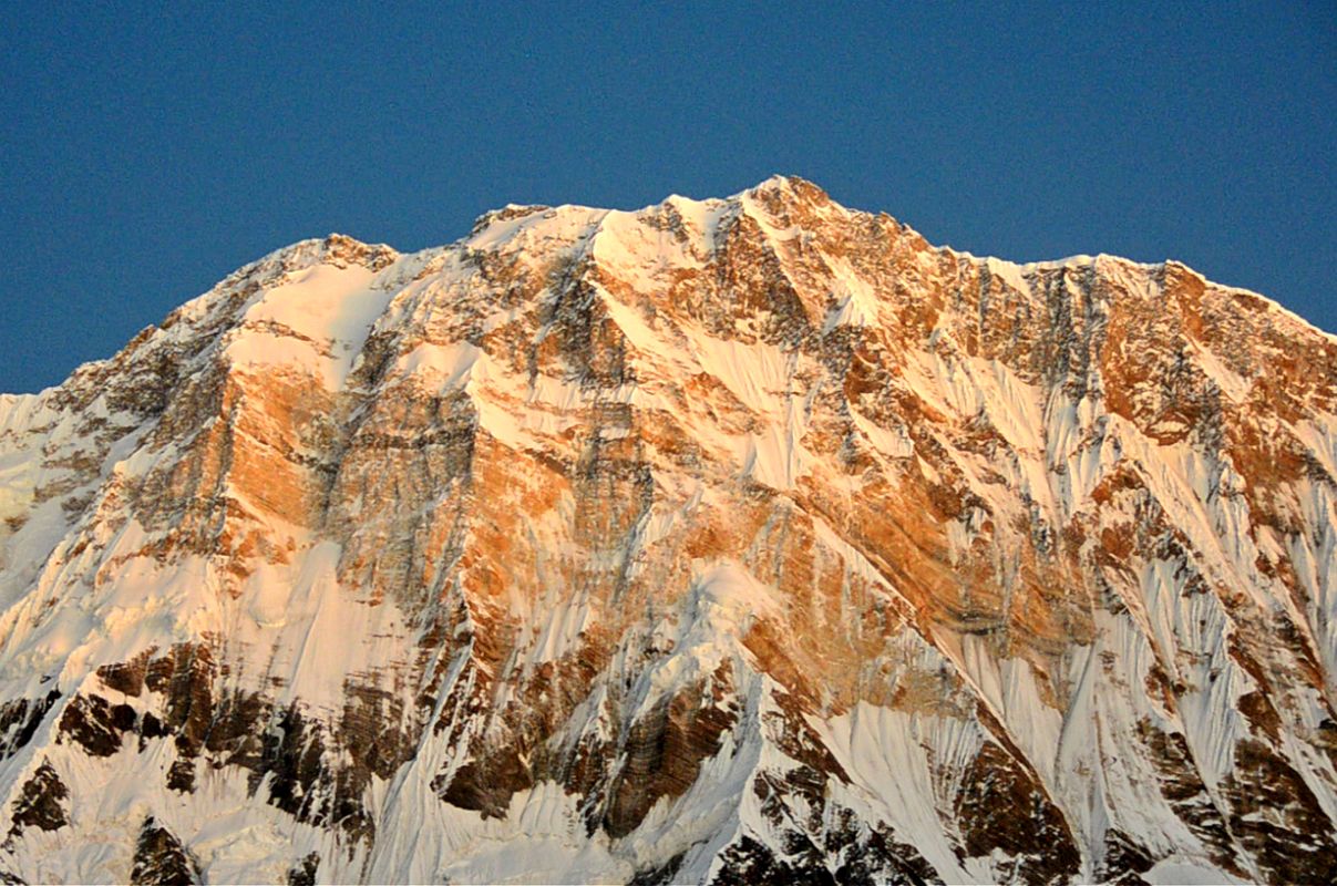 05 Annapurna Main, Central and East At Sunrise From Annapurna Base Camp In The Annapurna Sanctuary 